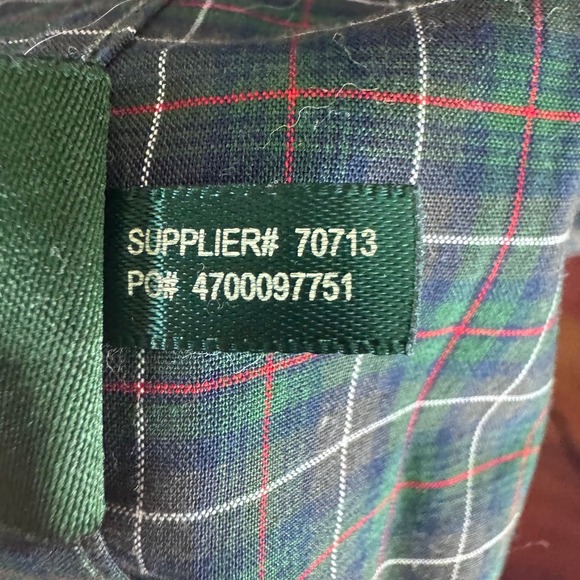 Lauren Ralph Lauren Plaid Classic Fit Non Iron Button Down Shirt 15 1/2 32/33 - Picture 5 of 6